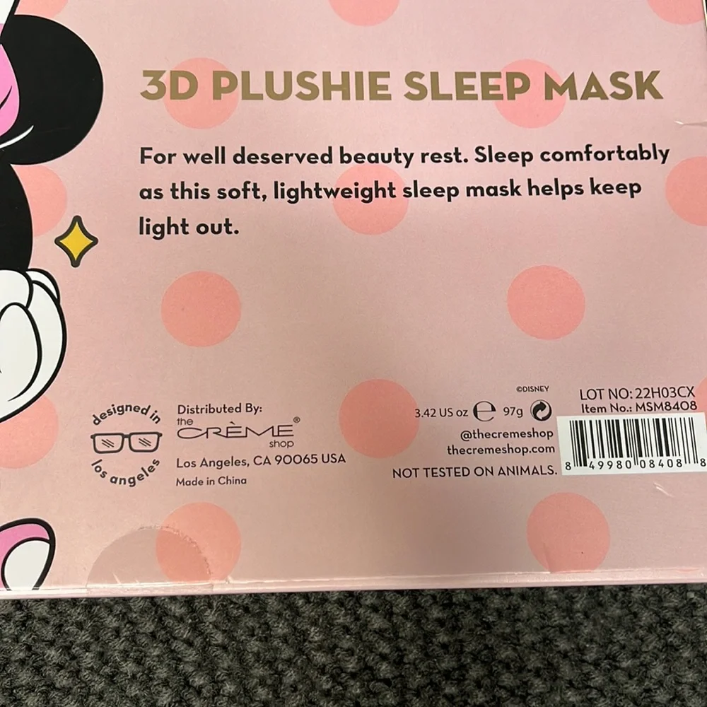 The Crème Shop Minnie Mouse Sleep Mask